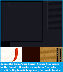 Paper Mario: Sticker Star - Banzai Bill