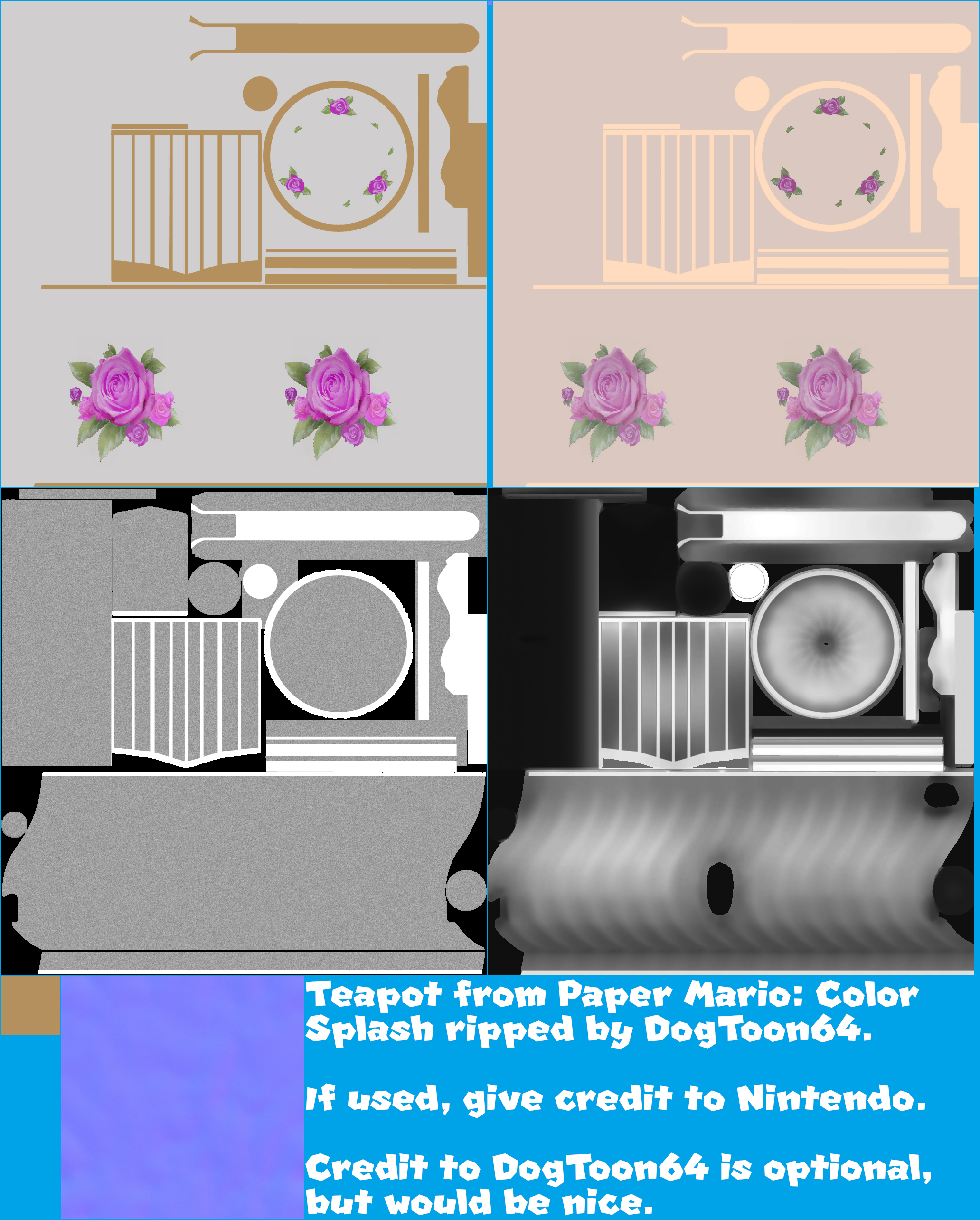 Paper Mario: Color Splash - Teapot
