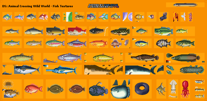Animal Crossing: Wild World - Fish
