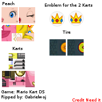 Mario Kart DS - Peach