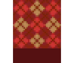 red argyle shirt