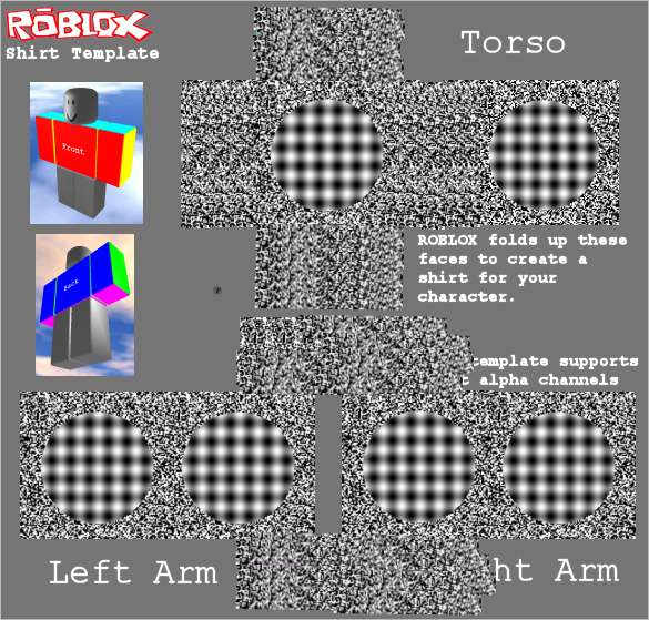 Pc Computer Roblox Optical Illusion Shirt The Textures Resource