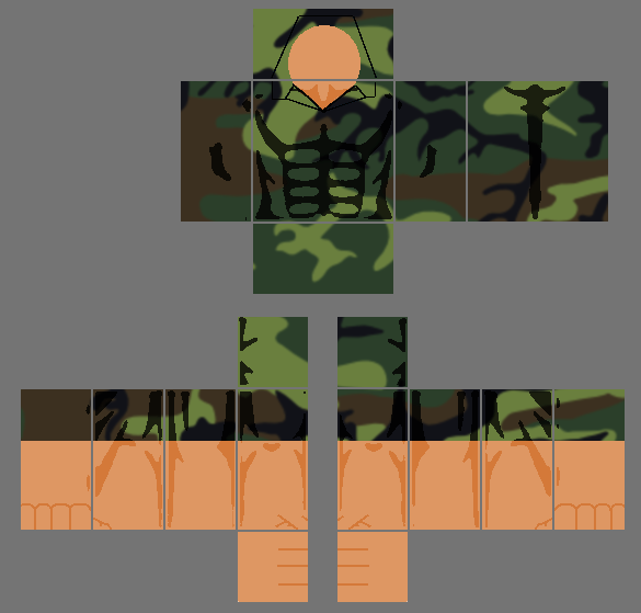 Pc Computer Roblox Roblotim S Roblohunk Shirt The Textures Resource - roblox military textures