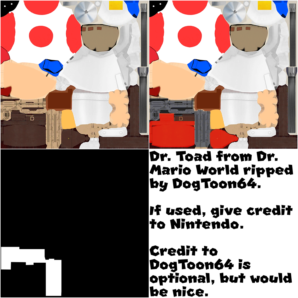 Mobile Dr Mario World Dr Toad The Textures Resource 3827