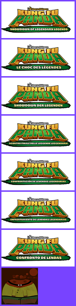 Kung Fu Panda: Showdown of Legendary Legends - HOME Menu Banner