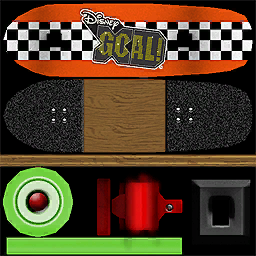 Radical Orange Skateboard