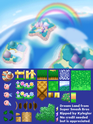 Nintendo 64 - Super Smash Bros. - Dream Land - The Textures Resource